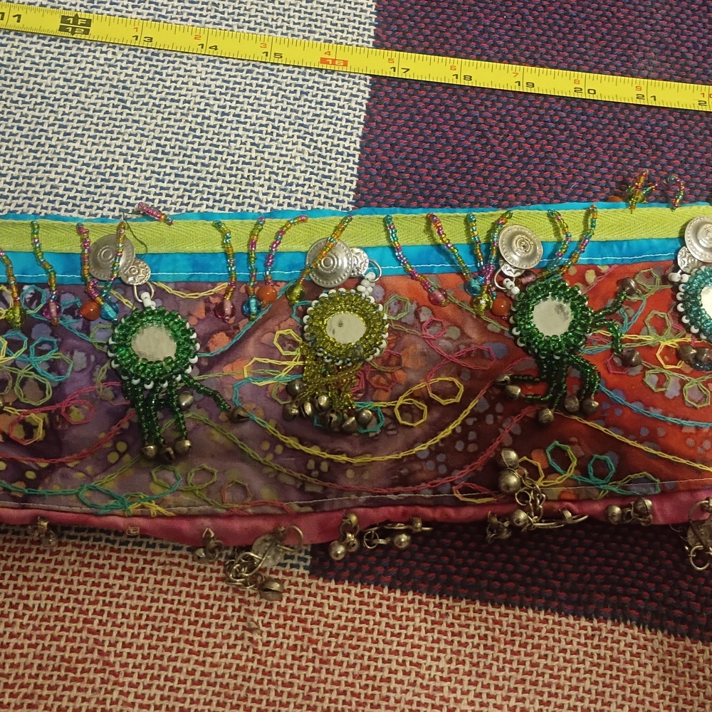Colorful Embellished Scarf